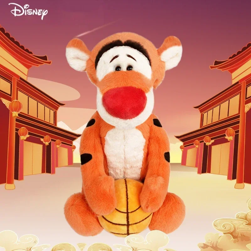 

30 см Дисней Винни Пух Тигрушка Мягкая плюшевая игрушка Мультяшная кукла Модель животного Милая декоративная подушка Детские подарки на день рождения и Рождество