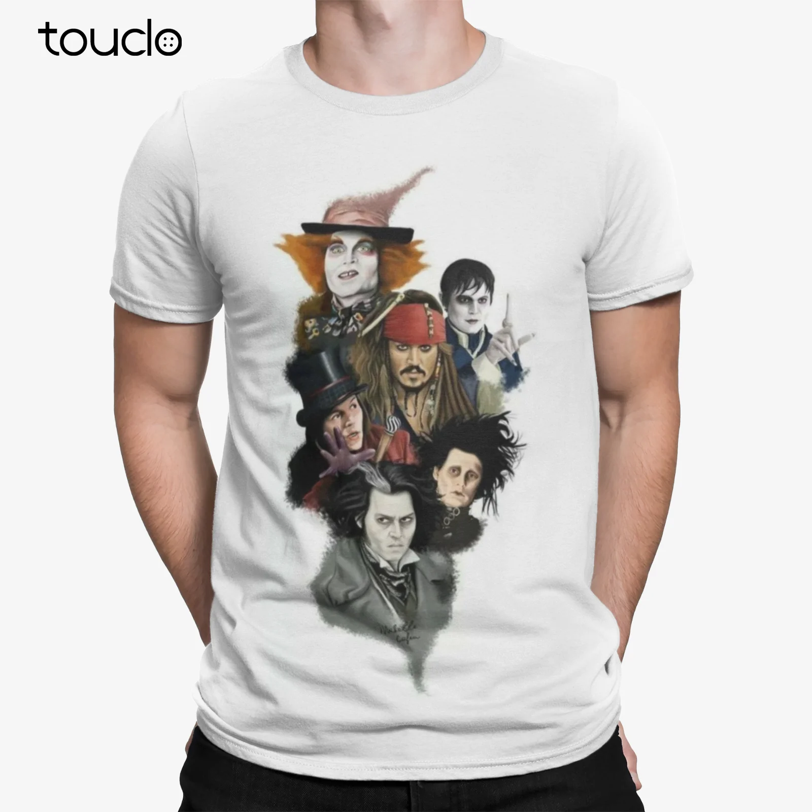 Johnny Depp T-Shirt - Cool 80s 90s Film Original Retro Funny Action TV Tee