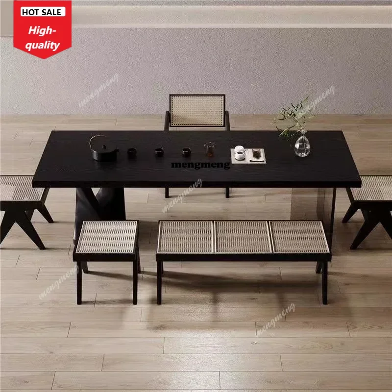 C139 acessórios ao ar livre mesa de jantar luxo nórdico entrada moderna mesa de jantar japonês servindo madeira mesas de jantar móveis