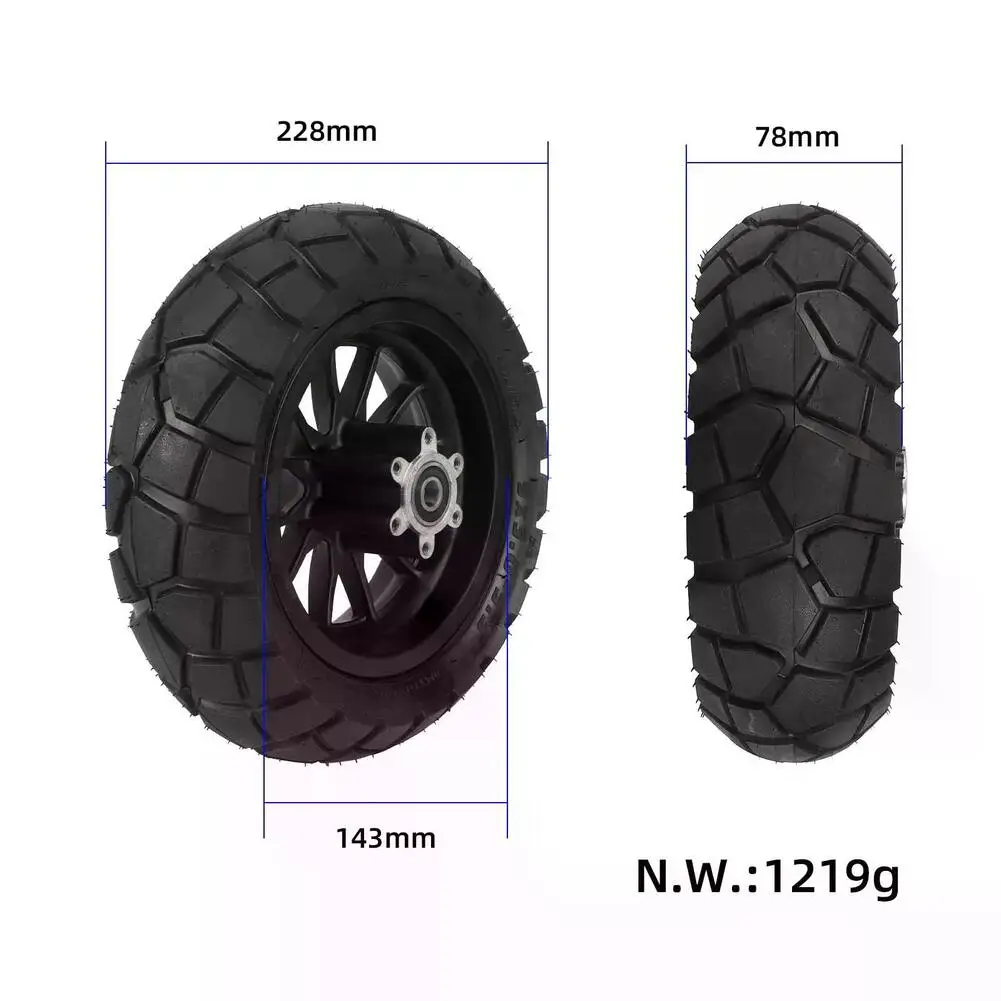 

9 Inch Tubeless Electric Scooter Tire for Kukirin G2 Pro DB Wheel 9x3 05 5 Replacement Part with Enhanced Traction and Comfort
