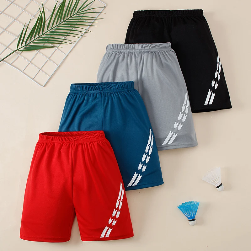 4/1/2 Pieces Breathable Loose Shorts For Children Boys\' Casual Sports Running Training Short sleeved Girls\' Versatile Beach Set