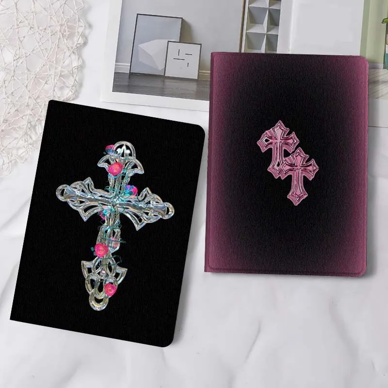 

Crystal Cross Art Decor Gift Tablet Case For Samsung Tab Galaxy S6 S11 A A7 A8 A9 A11 10.1 10.4 10.5 Plus Lite