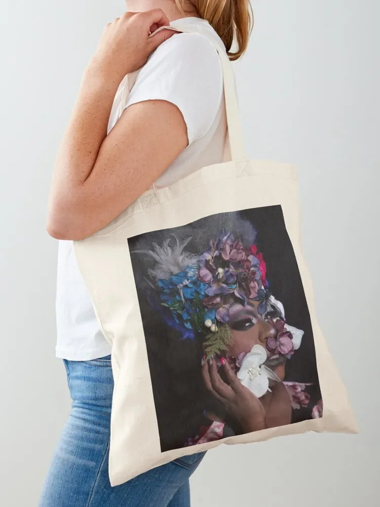 FlouriSHEs by Micah James Artistry Tote Bag shopping bags foldable sacs de shopping Big bag