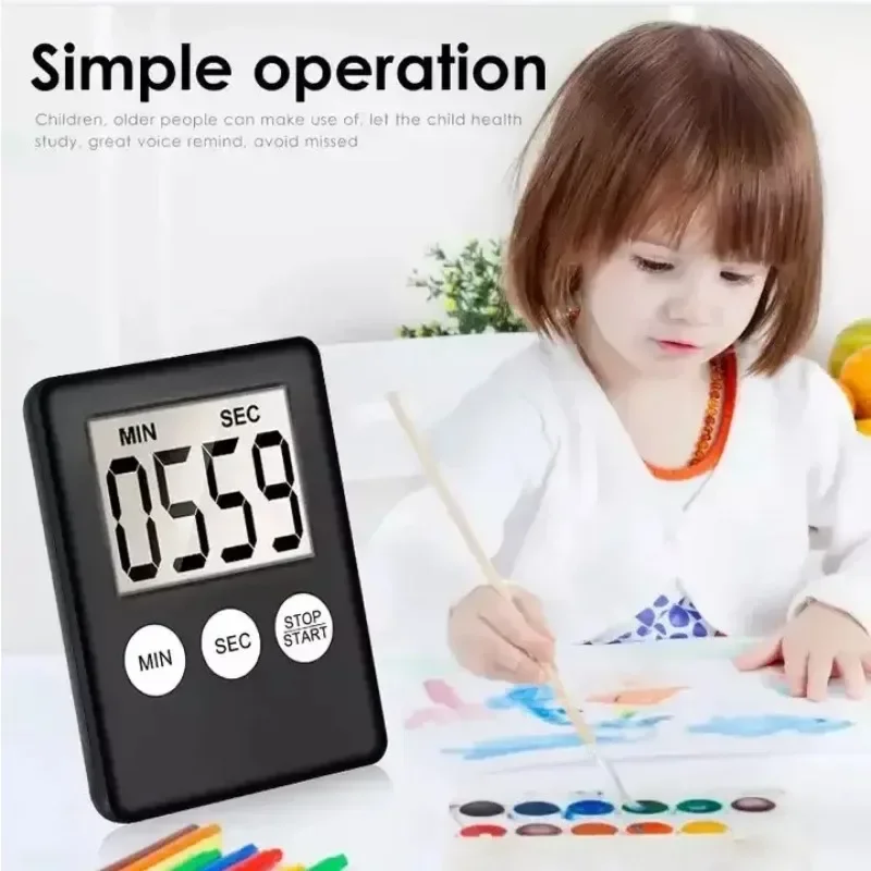 Platz Kochen Timer LCD Digital Bildschirm Küche Timer Kochen Timer Count Up Countdown Wecker Für Küche