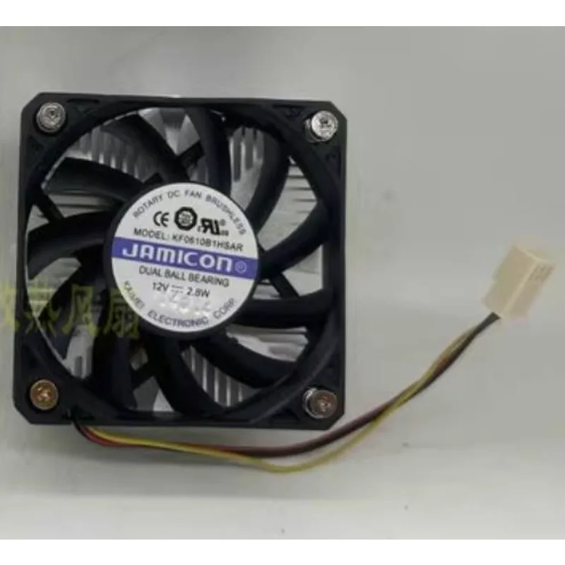 New Cooler Fan for JAMICON KF0610B1HSAR DC12V 2.8W 60*60*10MM Cooling Fan