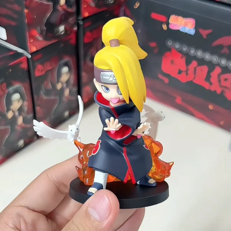 Оригинальная серия Naruto Battle Against Akatsuki, слепая коробка Pain Deidara Itachi Uchiha Kakuzu, украшение, аниме-фигурка, модель игрушки