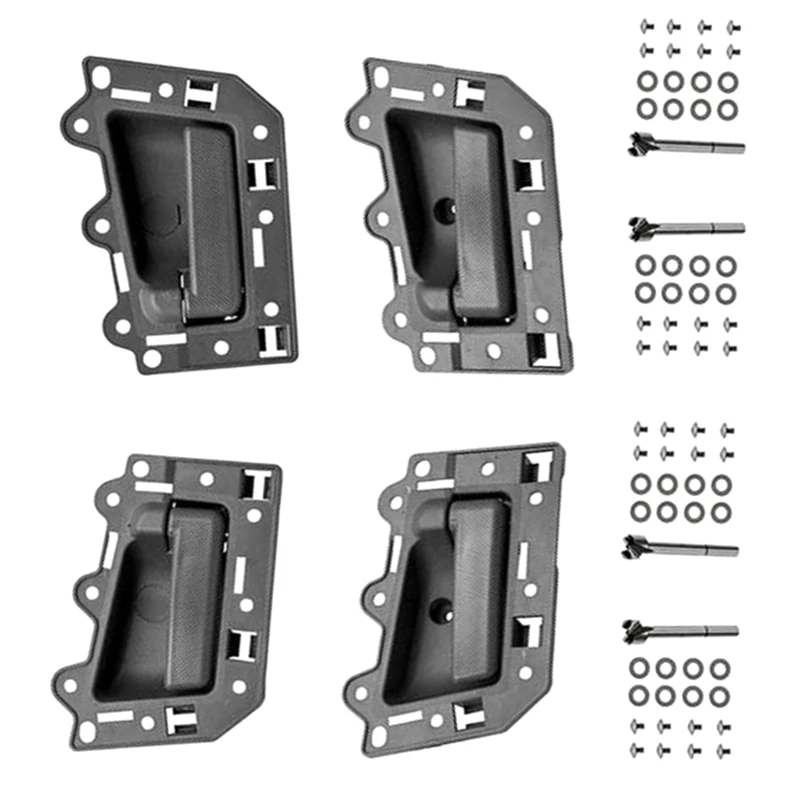 1Set 4 pezzi maniglia per porta interna auto per Jeep Grand Cherokee 2005-2011