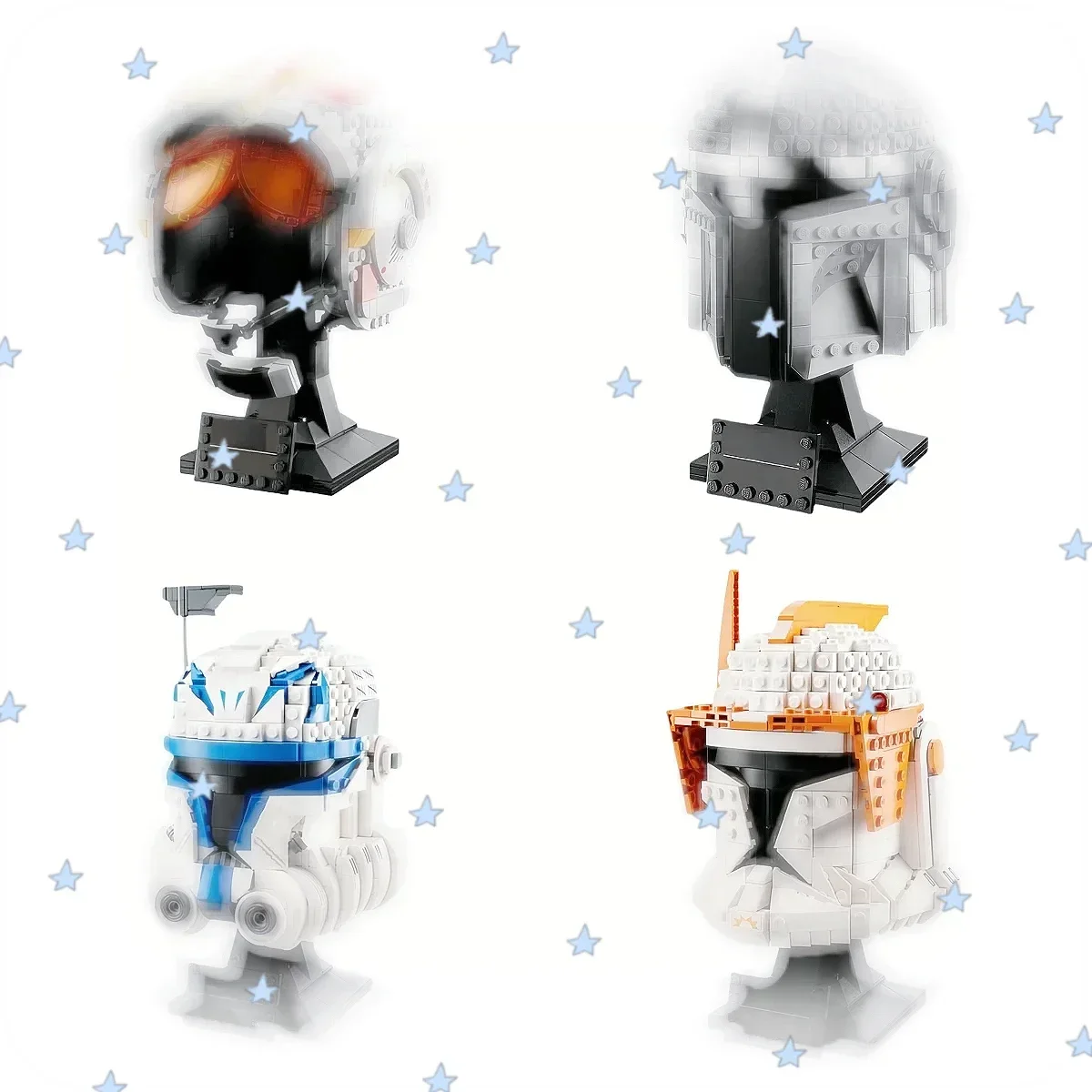 MOC Creative store 2026 NEW  3D  The Mandalorian Darth Vader Luke Skywalker TIE Fighter Building Blocks Bricks Christmas Gifts
