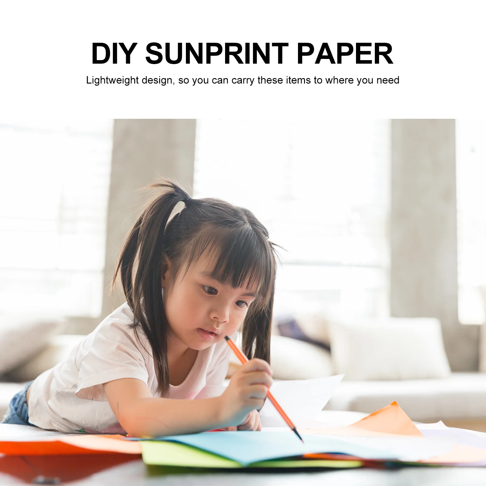 

24 Pcs Activation Blue Sun Art Paper Child Printing Solar Adults Crafts Printmaking