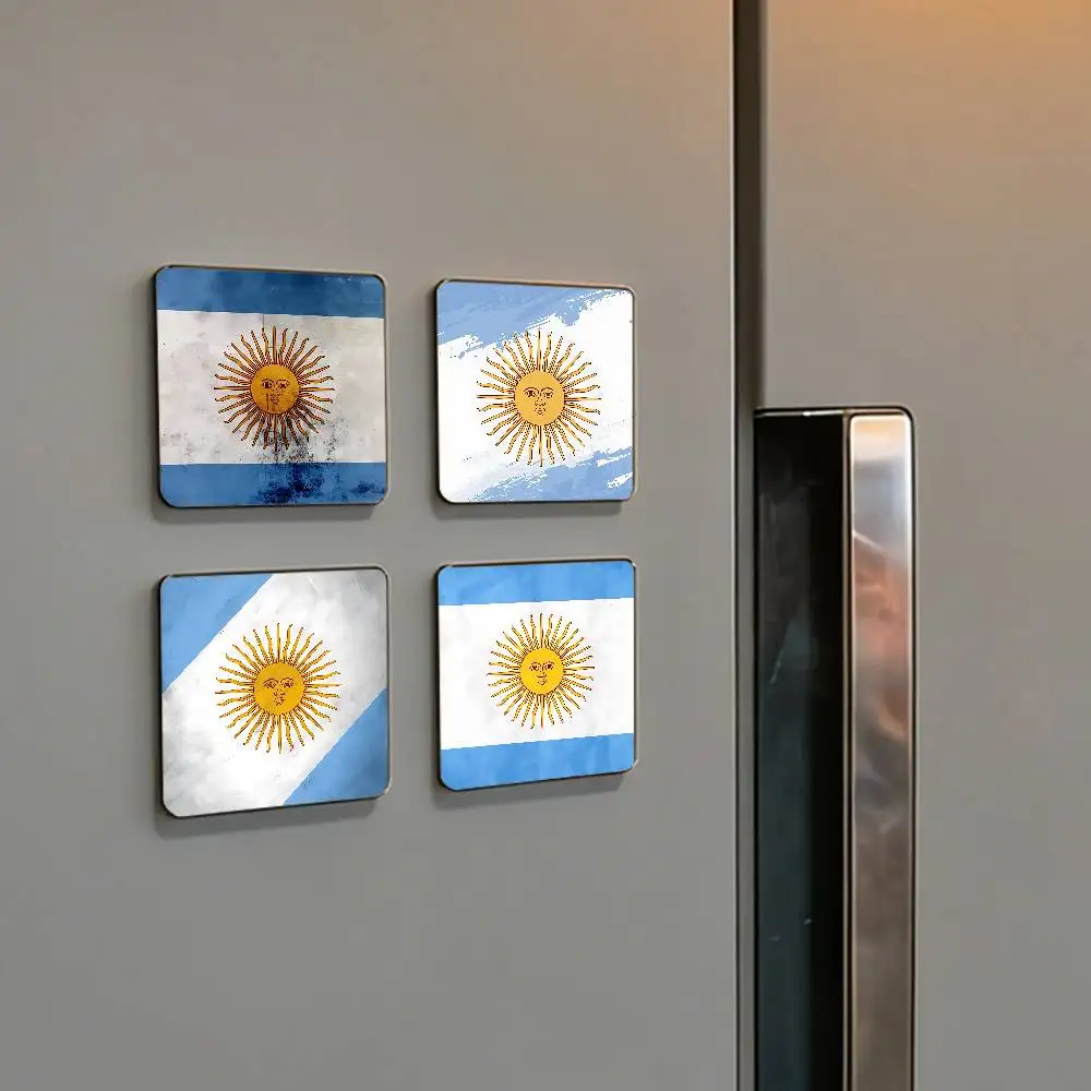Argentina Flag Refrigerator Magnets Cute Cartoon Magnetic Personality Decorations Creative Gifts