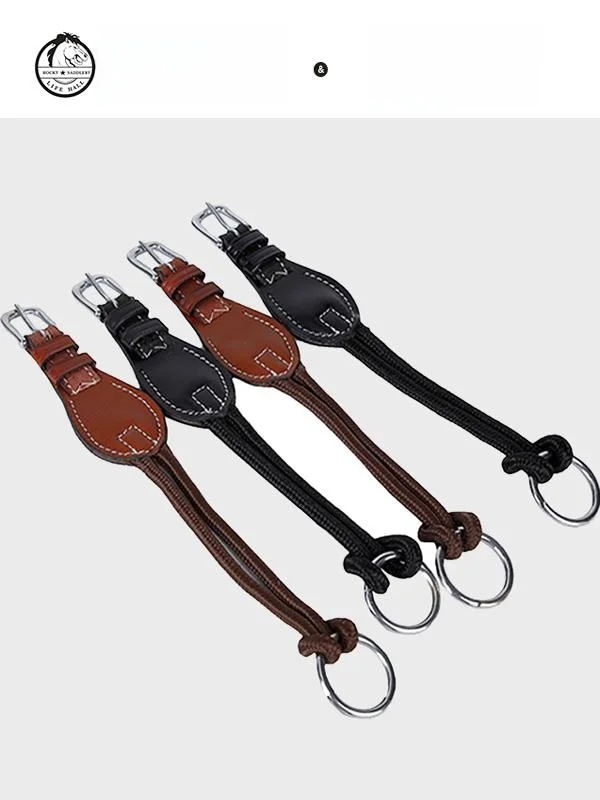 cavassion-leather-bit-holder-fitting-accessories-rope-bit-set-equestrian-equipment-tack-8209004-sports-fitness
