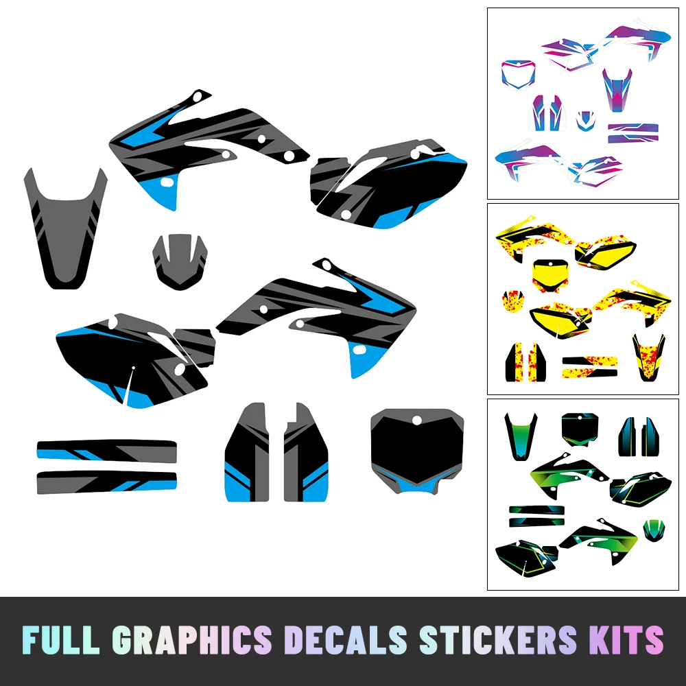 

For Honda CRF 150R 2007-2022 Full Set Graphics Decals Stickers Kit - High-Quality Vinyl Deco Background for Motorcycle