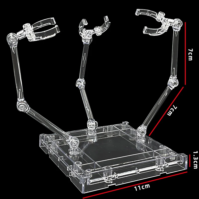 Action Figure Base Three-headed Soul Suitable Display Bracket For HG1/144 Model Handmade Doll