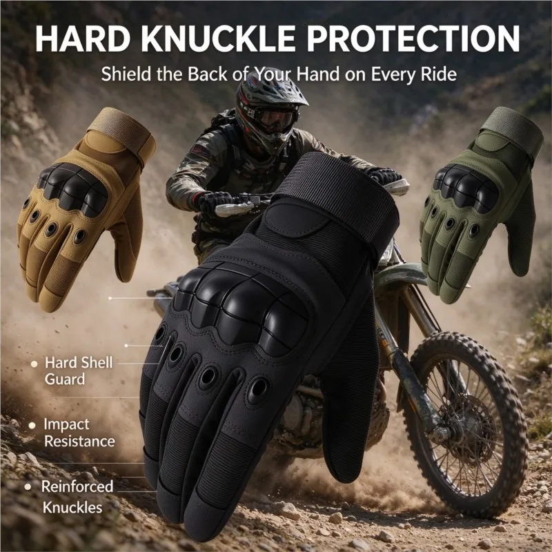 Snow Sports Protective Gloves for Men Women, Snowmobile Hand Gloves, Touchscreen Ski Riding Gloves, Outdoor Snow Activity Gear