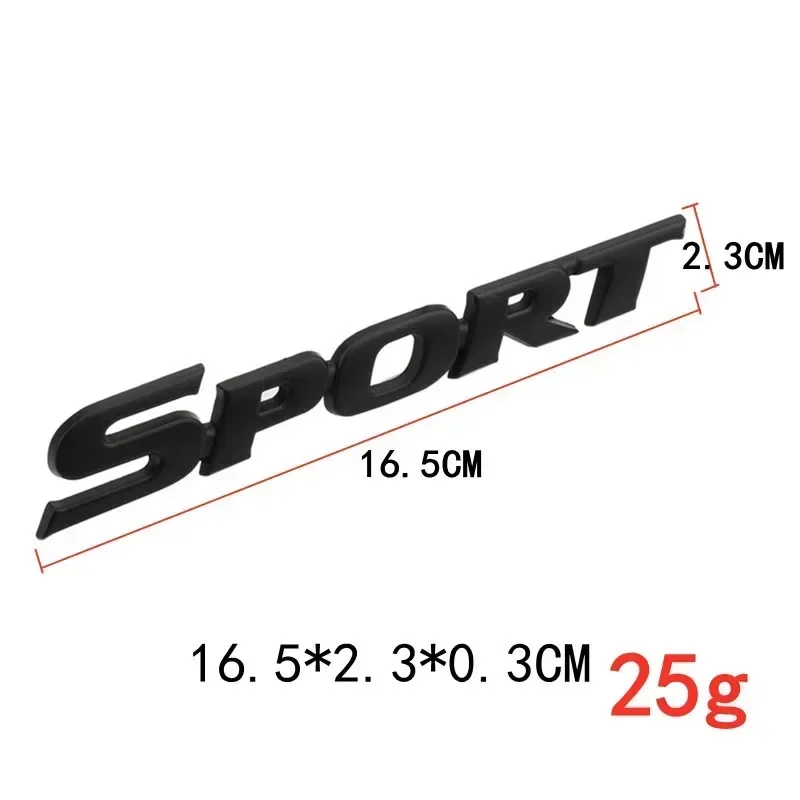 3D โลหะกีฬาโลโก้ Fender Emblem ด้านหลังป้ายสติกเกอร์สําหรับ Toyota Highlander Yaris Corolla Camry CHR รถอุปกรณ์เสริม