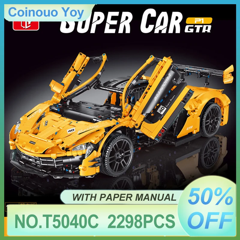 

IN STOCK T5040 MOC Technical 1:10 RC Sports Vehicle Building Blocks Bricks Assembling Model DIY Toys for Boys Christmas Gift Set