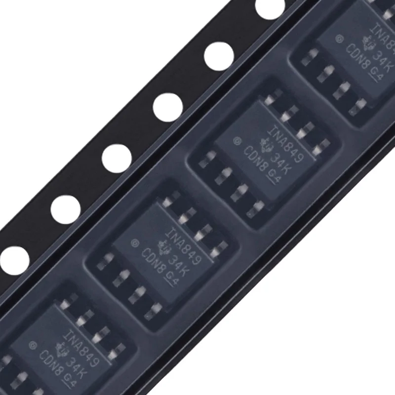 

Brand New Original Ina849Dr Ina849 Soic-8 Low Noise (1Nv/√Hz), High-Speed 28Mhz Instrumentation Amplifier