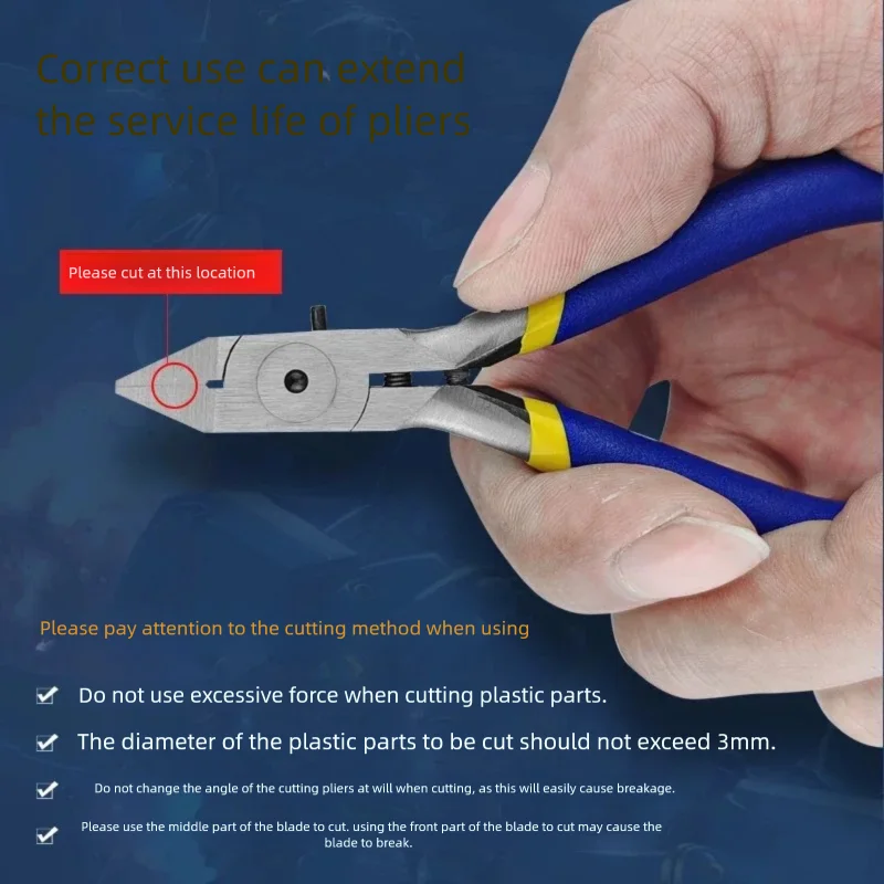 Stedi MS104-MS113 Single Edge Scissors Pliers Plastic Model Parts Cutting Nipper for Modeling Hobby Tools DIY