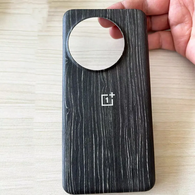 

Оригинальный официальный чехол для OnePlus 13, магнитный полупакет с деревянным зерном, тонкая матовая задняя крышка, роскошный чехол