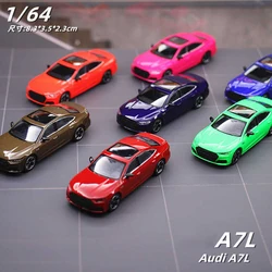 JKM 1:64 AUDI A7 2022 литые автомобили и игрушечные автомобили, модель автомобиля, миниатюрная модель автомобиля в масштабе для детей