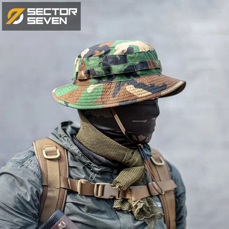 Sombrero táctico militar unisex – Camuflaje visera estrecha