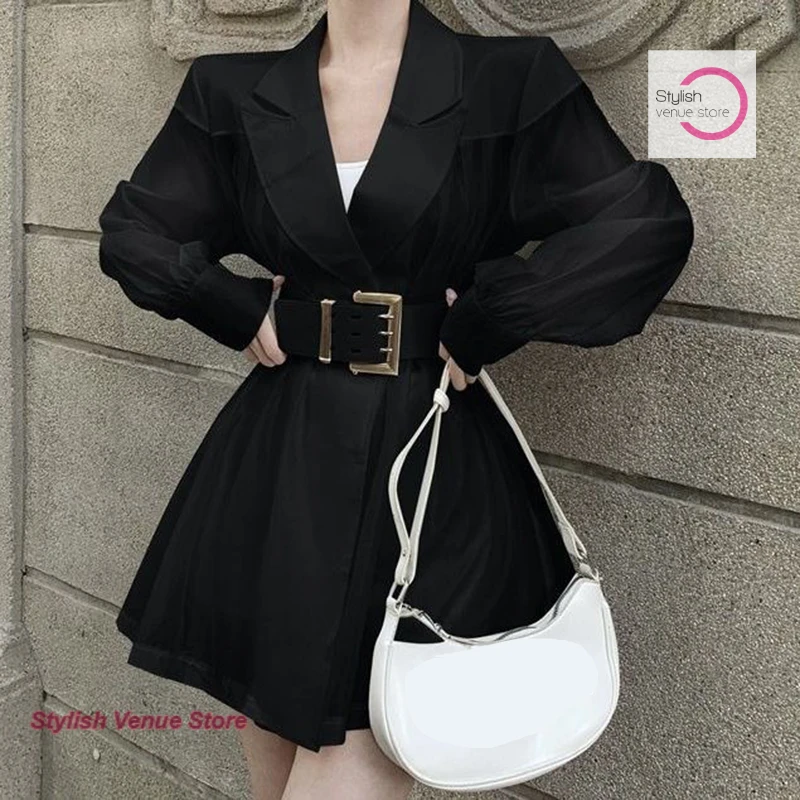 

Korean style fashion temperament white suit jacket new high-grade design and casual suit jacket for women in spring and autumn.