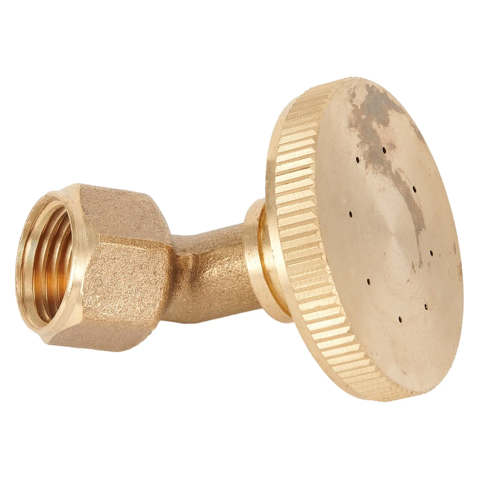 2023 HOT Garden Plant Watering Spray Head Garden Sprinkler Faucet Sprinkler Eight Holes Metallic Copper Golden