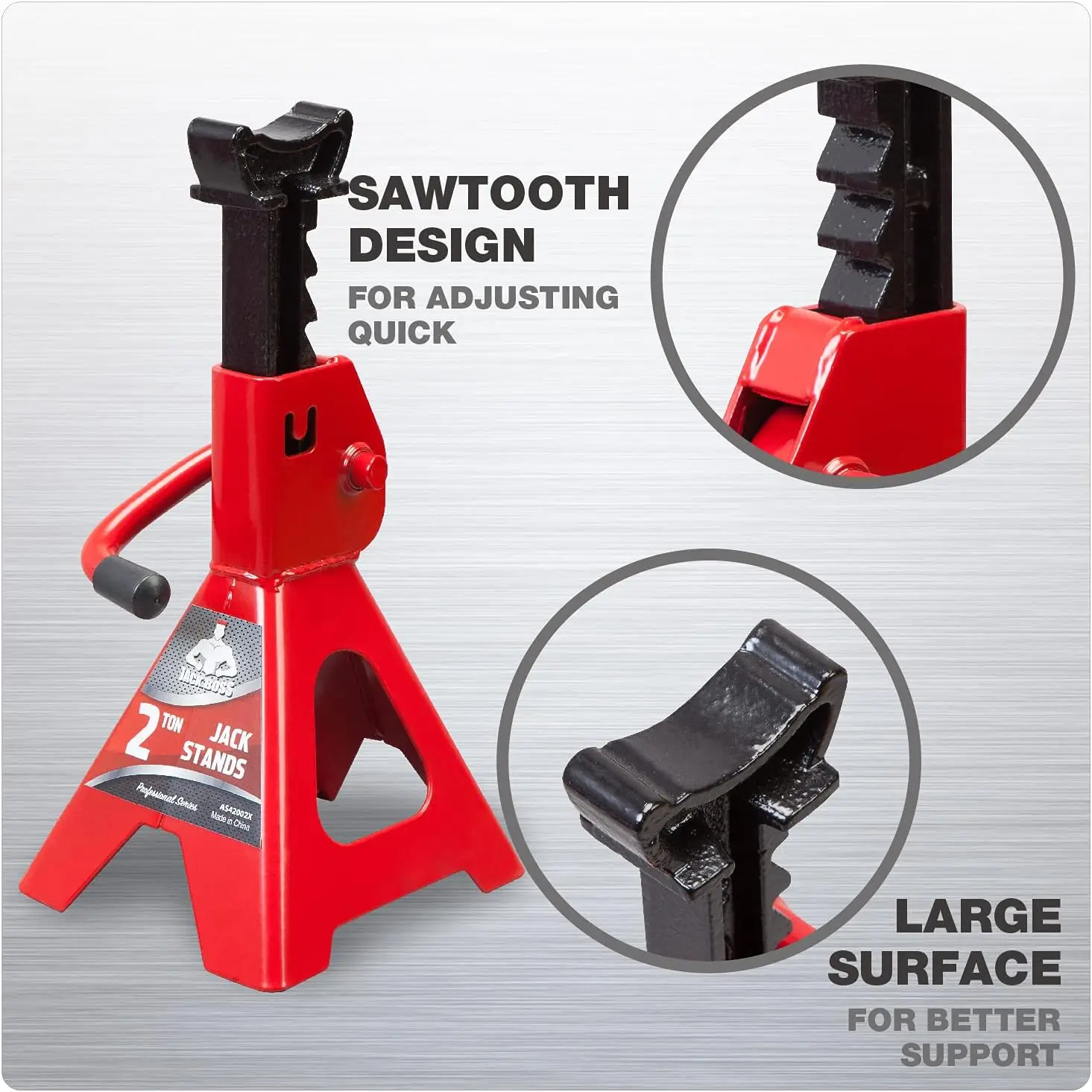 Jack Stands Low Profile 2 Ton(4000 LBs) Lifting Car Stand, Fit Use for Cars Automotive Small Vehicles, 2 Pack