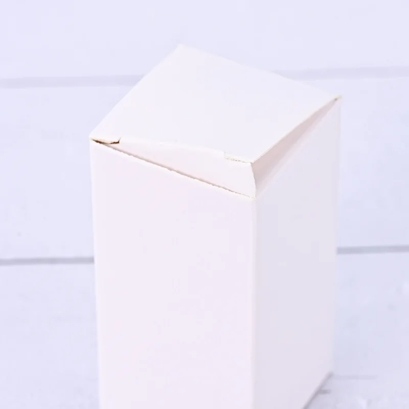 Custom Thickened White Box Universal White Cardboard Box Color Box Corrugated Box Cosmetic Folding Packaging Box Smal
