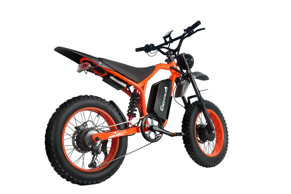 Electric Bike for Adult Peak 6000W 37MPH Fat Tire E-Mountain Ebike,Free Shipping image 4