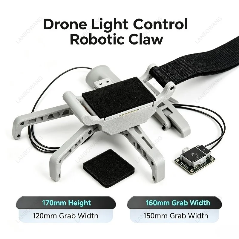 Universal Optically Controlled Drone Mechanical Gripper, Outdoor Rescue Airdrop Release Thrower Device