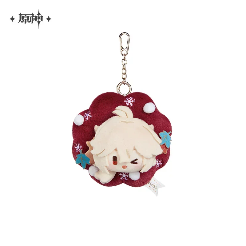 Genshin Impact Winter Series Kawaii Durin Tartaglia Plush Keychain Doll Kaedehara Kazuha Lohen Game Peripheral Charm Gift