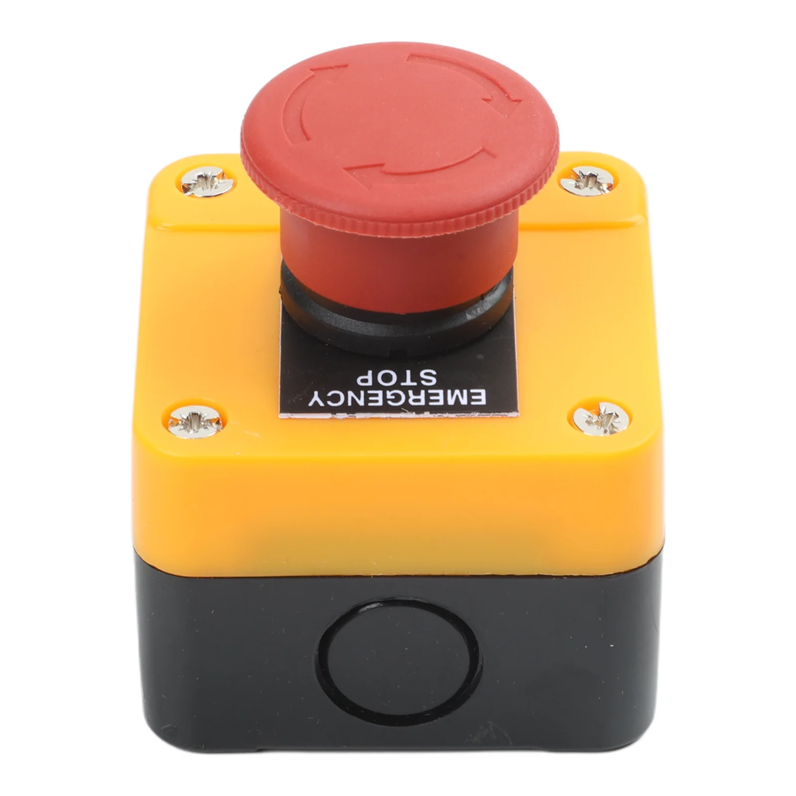 1NC E-Stop Push Button Switch Self-Locking 10A Electrical Systems Button Switch CNC Exigent Stop Switch Box With Screw Terminals
