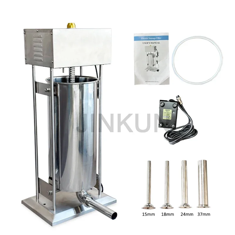 

Commercial Vacuum Sausage Filling Machine 30L Electric Sausage Stuffing Maker Stainless Steel