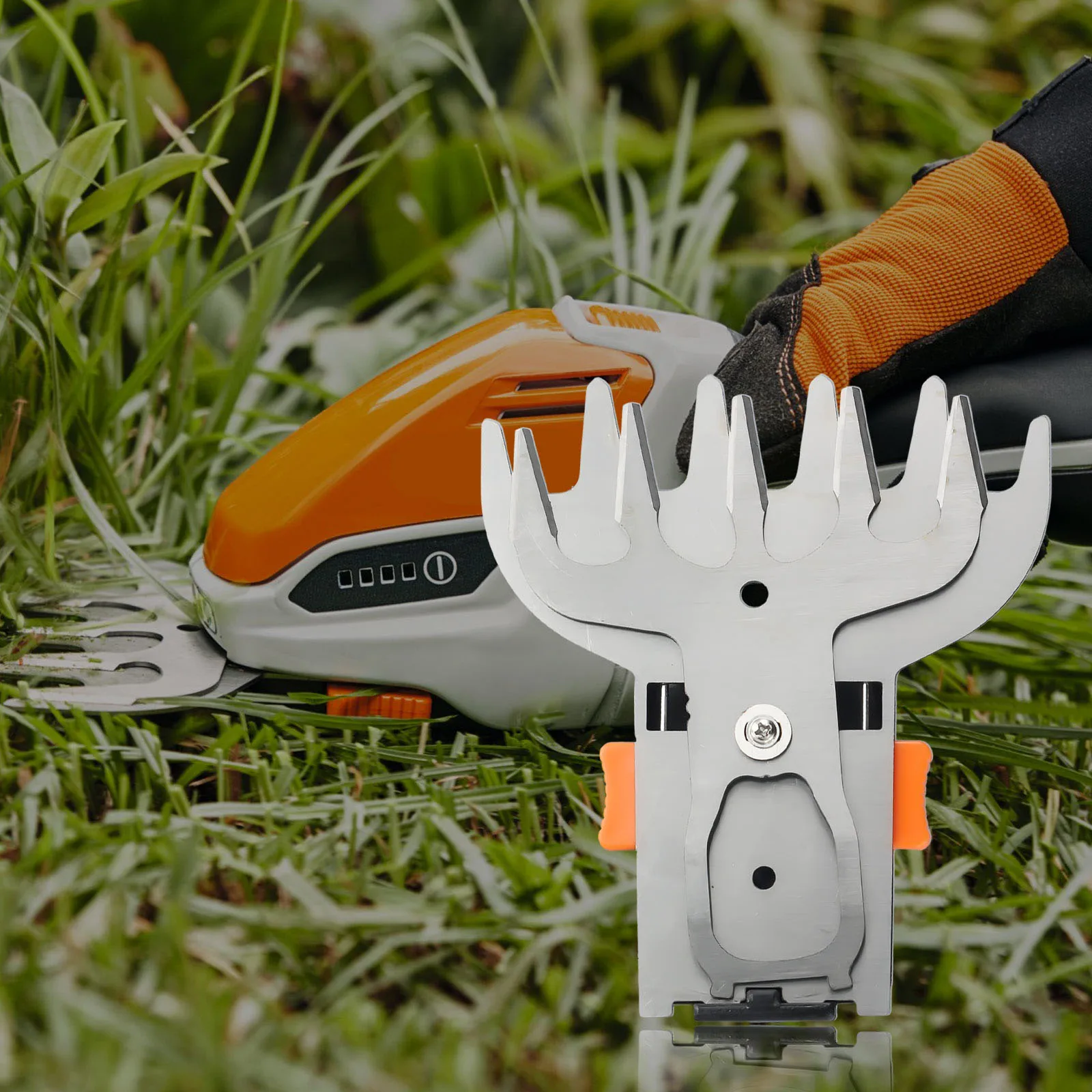 Aparador de Hedge sem Fio Lâmina de Relva Metal Jardim Acessórios para Ferramentas Elétricas Durável Stihl Hsa26 4515 820 3500 1pc
