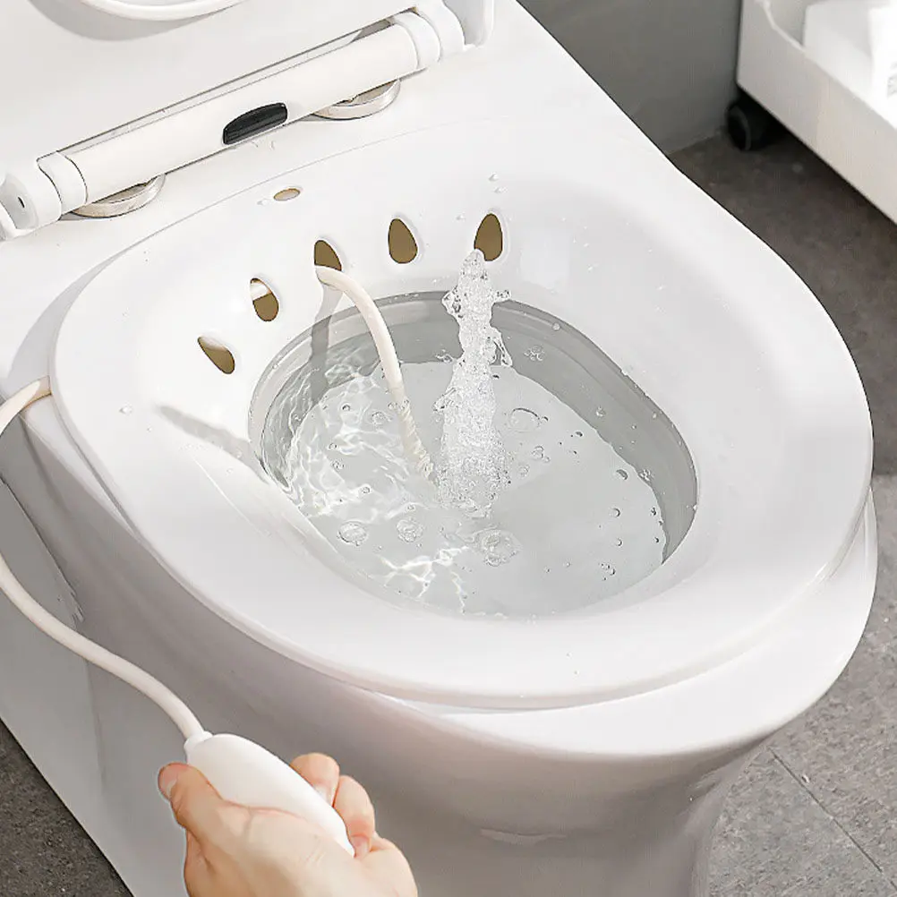 1Pcs Plastic Pregnant Bidet Squat-Free Sitting Wash Basin Odorless Eco-Friendly Easy Clean Foldable Space Saving for Women
