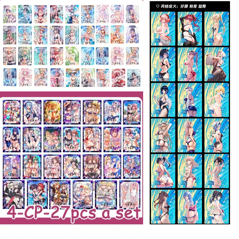 

Anime Goddess Story Ganyu Raiden Shogun Yae Miko Furina Nilou Game Collectible Cards Christmas Birthday Gifts Children's Toys