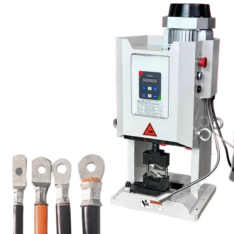 

Ultra-quiet terminal machine 8T semi-automatic copper nose pressing machine Single grain cold pressing terminal Large