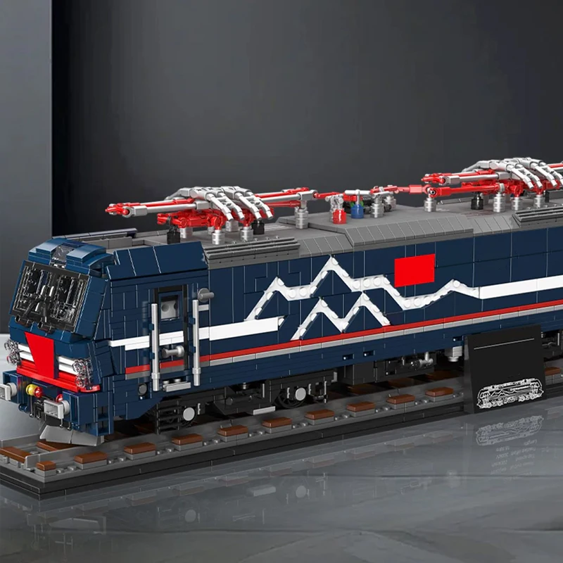 3072Teile Klemmbausteine Technische MouldKing 12045 Siemens Vectron Europäischen Elektrische Passagier Zug Gebäude Blöcke Modell Kit Spielzeug Erwachsene Geschenk