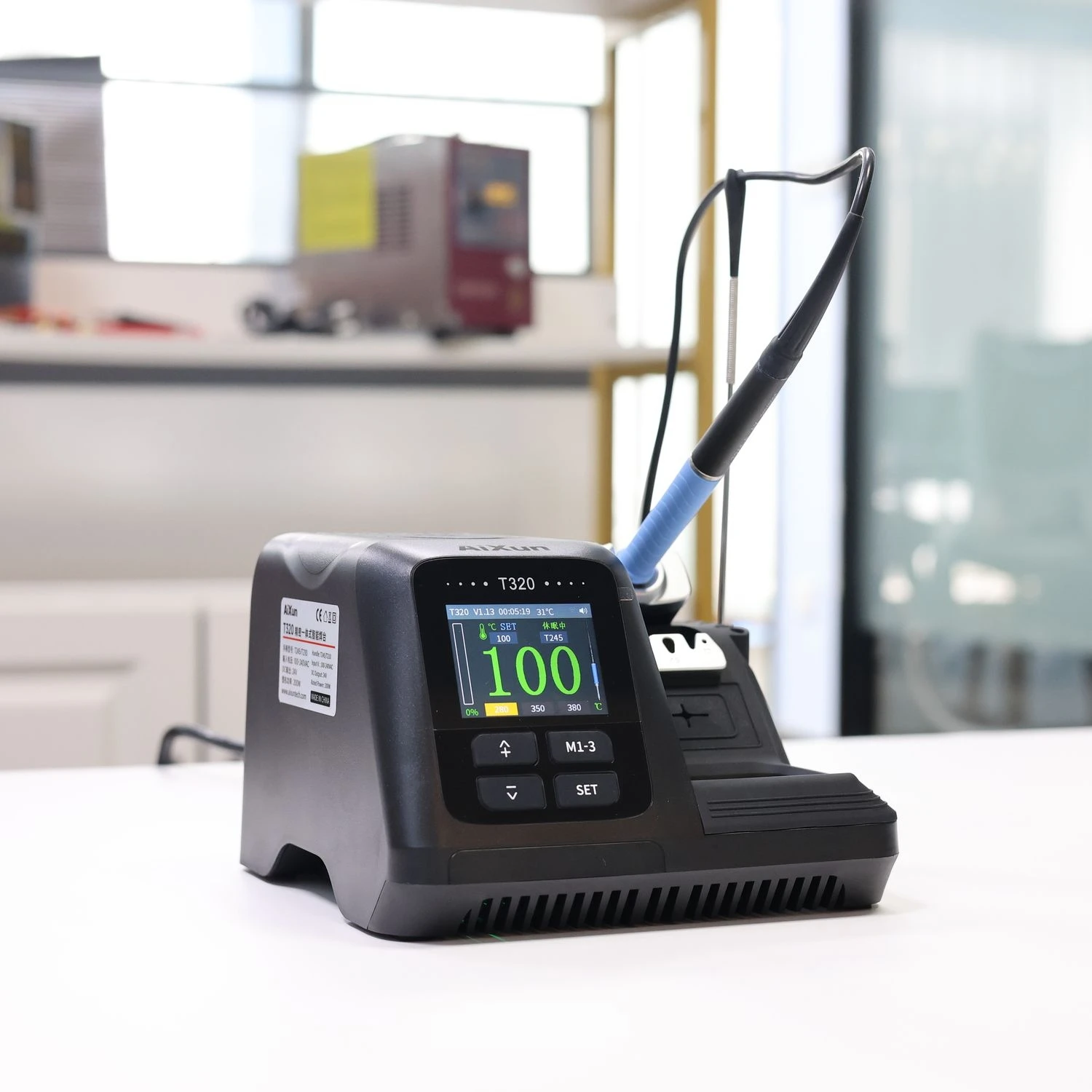 Aixun T320 Estación de soldadura inteligente integrada de precisión 200W de alta potencia Compatible con mango T245 T210