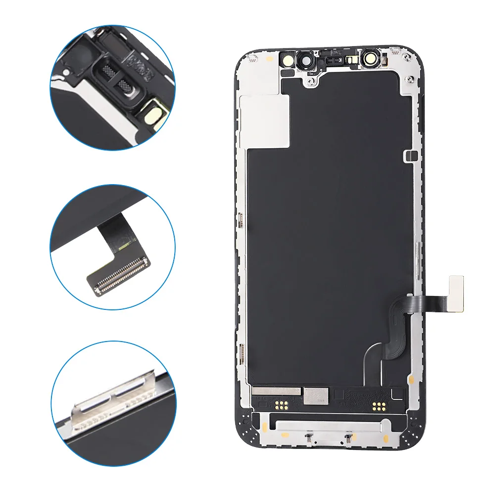 2pcs ZY Incell HD+ For Iphone x xr xs max 11 12 pro max LCD Display For IPhone 13 14 15 pro max  Digitizer Assembly Replacement