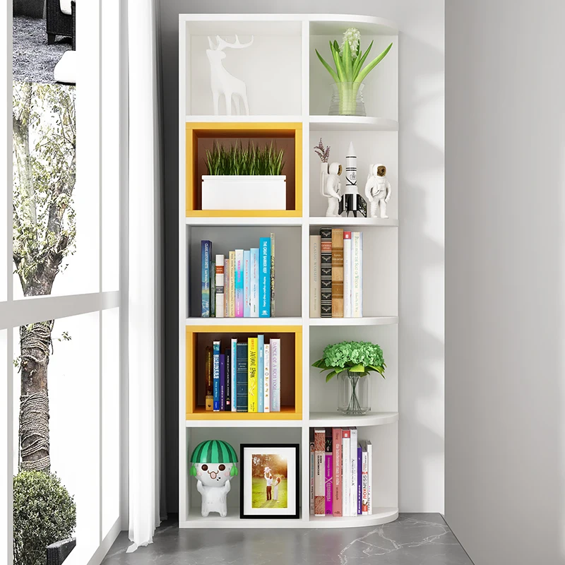Bay Window Balcony Storage Cabinet Table Storage Rack Children's Shelving Bedroom Tatami Simple Floor-to-ceiling Bookcase