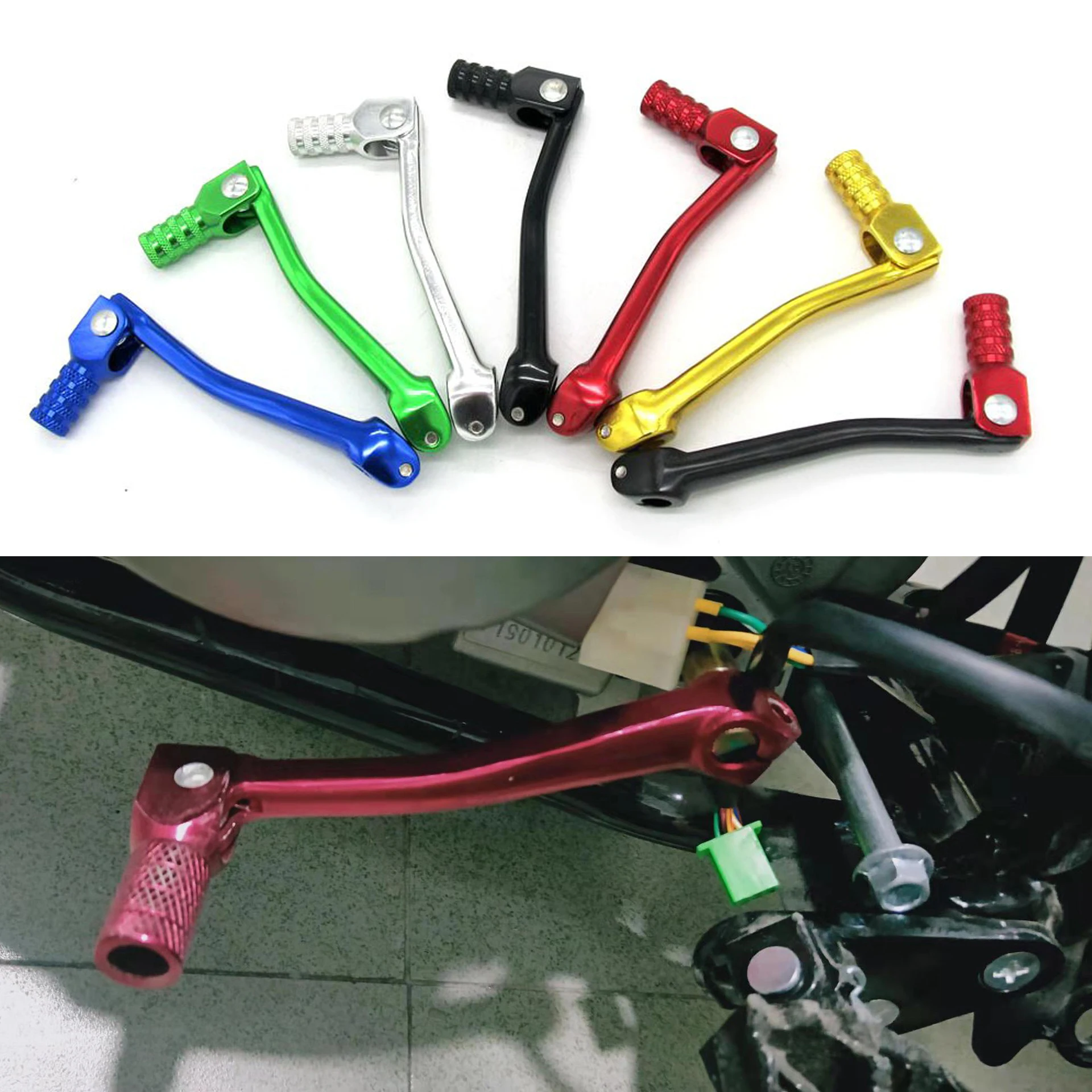 Universal Motorcycle Aluminum Gear Shift Level Lever For 50 70 90 110 125 140 150 160 cc Dirt Bike Pit bike Monkey Bike