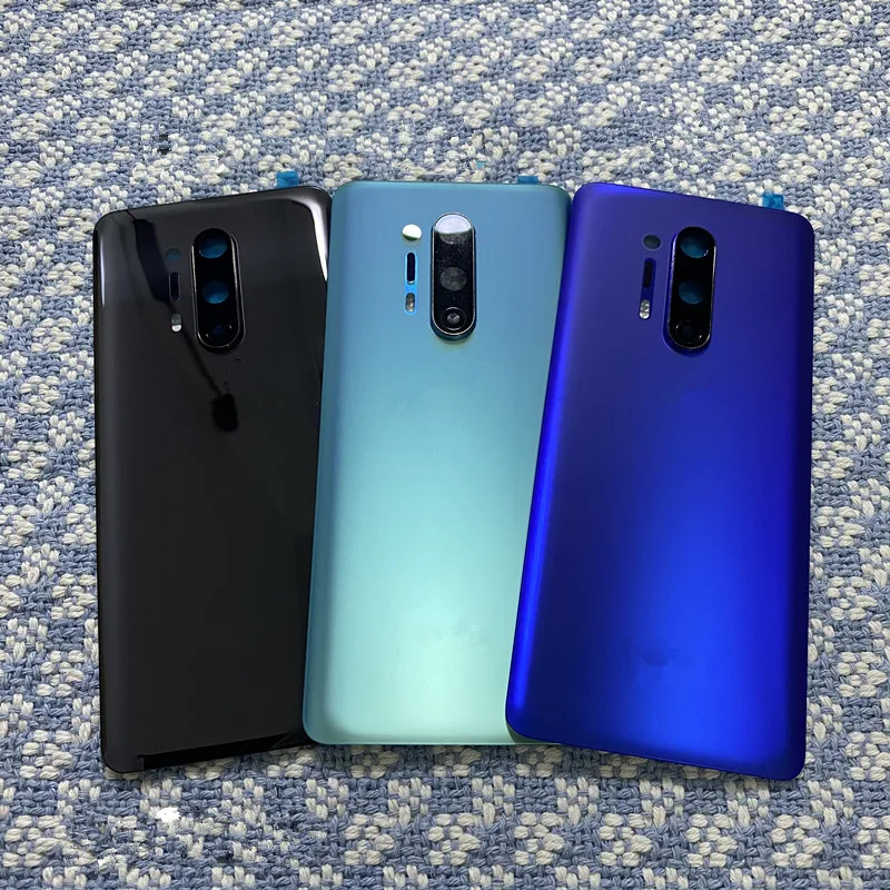 8Pro Housing For Oneplus 8 Pro One Plus 6.78" Glass Battery Back Cover Repair Replace Door Phone Rear Case + Camera Lens image 6