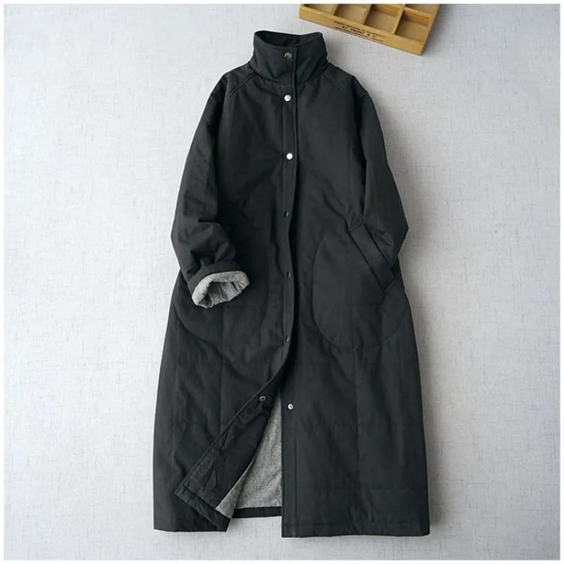 

Middle Aged Women High-end Plaid Coat for Autumn Winter 2025 New Solid Color Woolen Coat Stylish Mother's Outfit Commuting Top