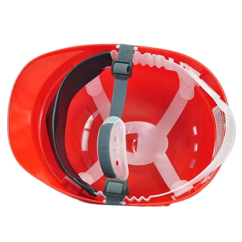 Safety Helmet Work Hard Hat with Plastic Cushion Lining, Construction Anti-collision Safety Helmet, Red, Yellow, Blue, White