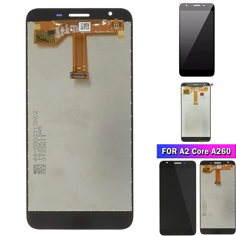 

4,98-дюймовый ЖК-дисплей, сменная панель дигитайзера для Samsung Galaxy A2 Core 2019 A260G A260F A260F/DS