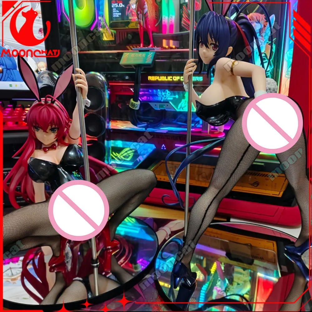 

В наличии High School Dxd аниме-фигурка Himejima Akeno Bunny Ver, фигурка, модель кролика, коллекция украшений для девочек, подарок на Хэллоуин, игрушка