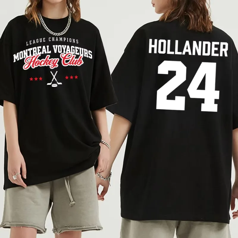 

Футболка 24 Hollander Montreal Voyageurs Club, модная детская футболка для соревнований по телевизионным турнирам, футболка Илья Розанов 81, топ для родителей и детей