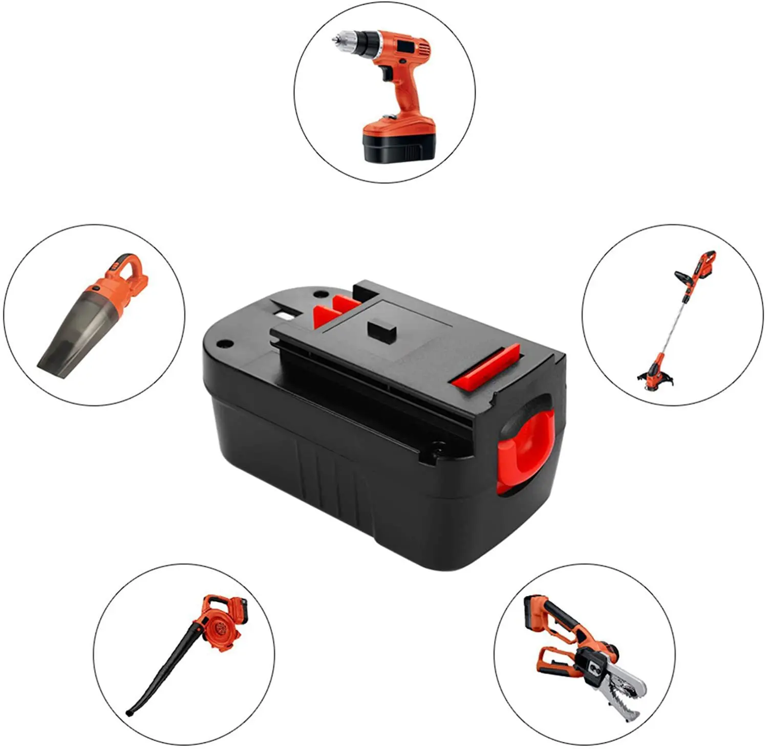 

Сменный аккумулятор для Black & Decker 18 В A1718 HPB18 FSB18 A18, 4,0 Ач, литий-ионный аккумулятор для электроинструмента